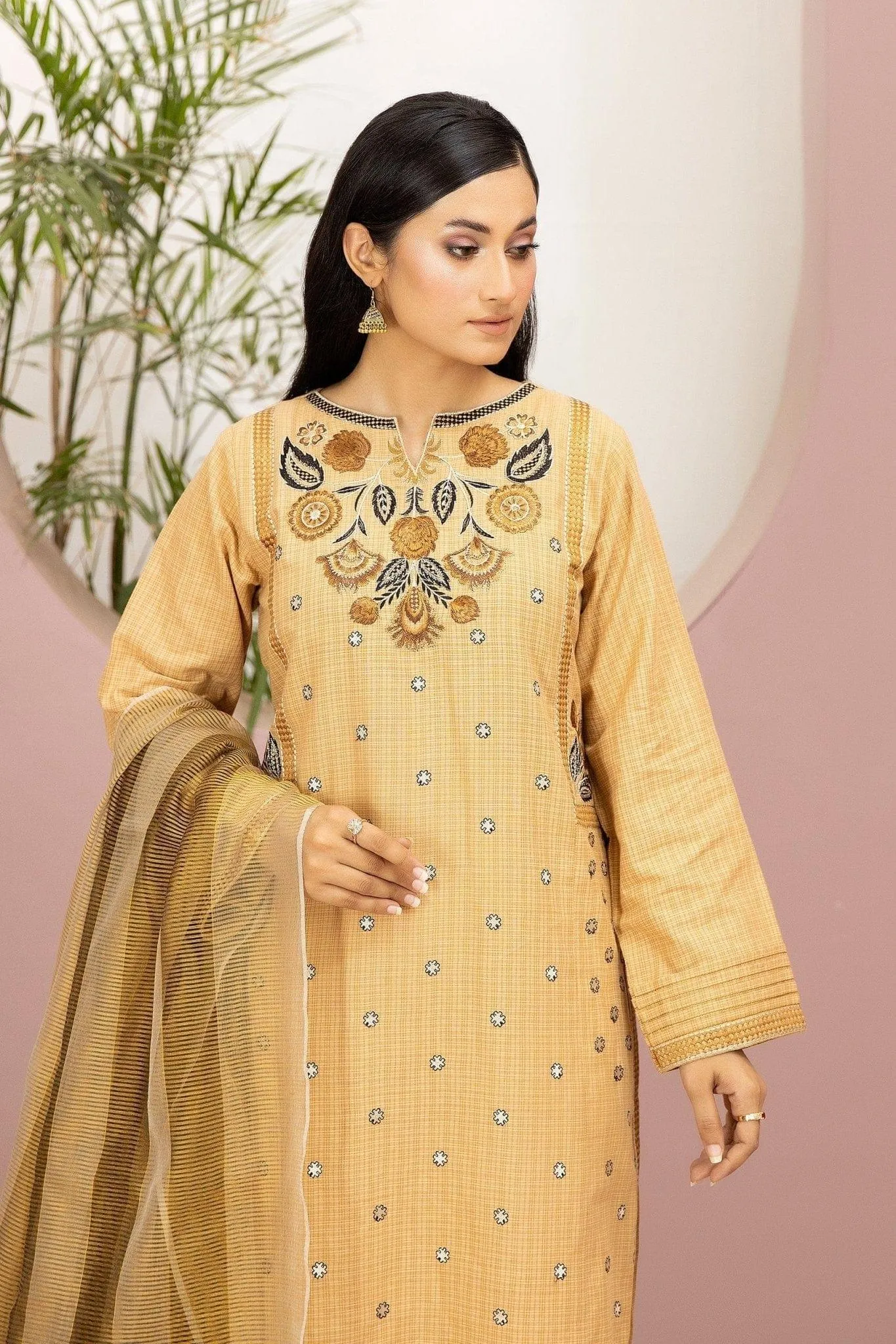 DASTOOR EMBROIDERED KE-230507 (3PC)