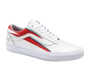 David Bowie Old Skool Aladdin Sane White Size 12 Sneaker by Vans Shoes