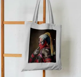 Deadpool with the Pearl Earring Tote Bag