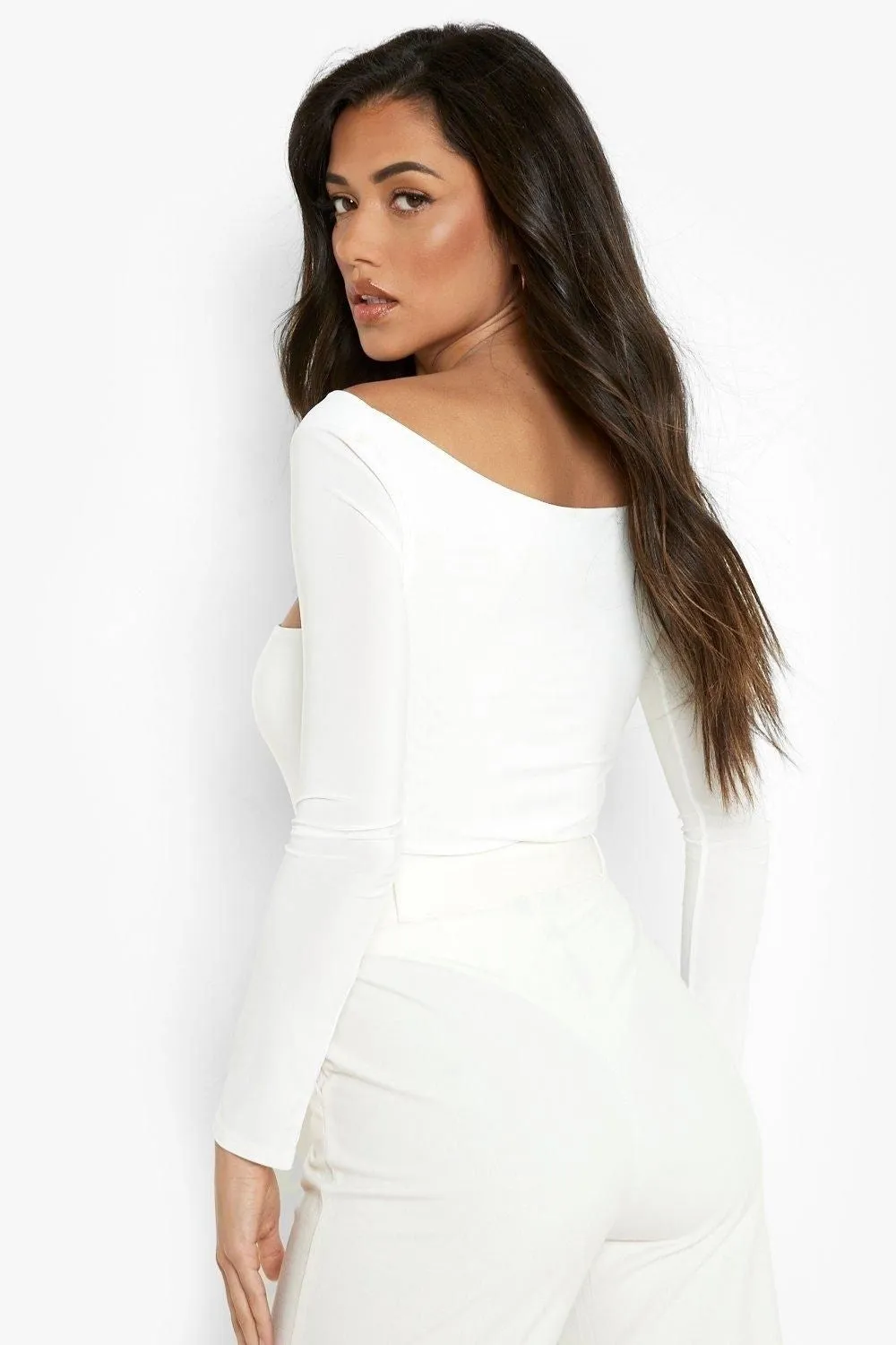 Double Layer Off The Shoulder Bodysuit