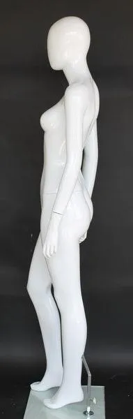 Female Egghead Glossy Mannequin MM-SFW82E-GW