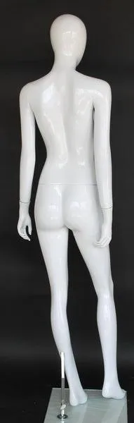 Female Egghead Glossy Mannequin MM-SFW82E-GW