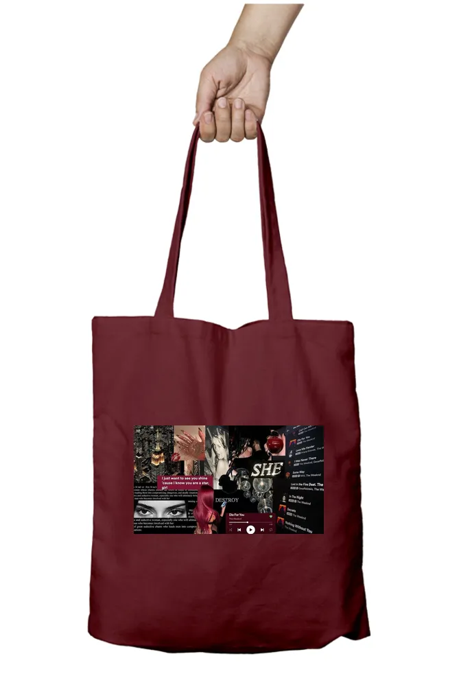 Femme Fatale Pop Culture Tote Bag