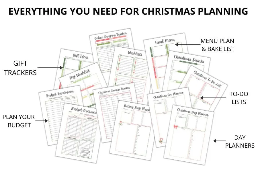 Get Ready For Christmas Planner