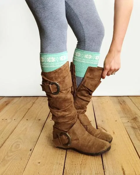 Grace & Lace Patterned Boot Cuffs