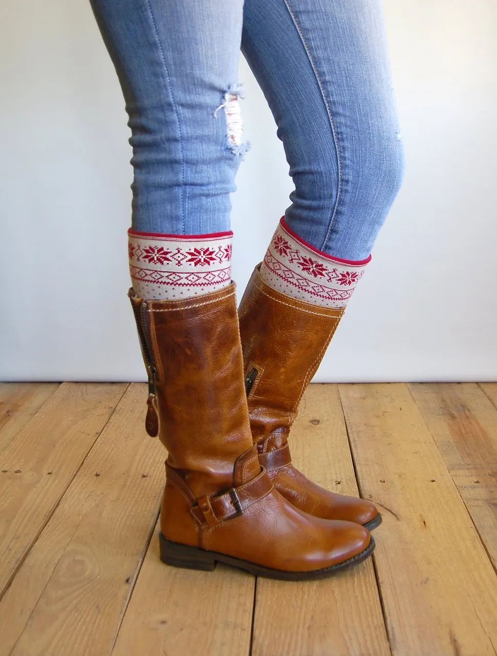 Grace & Lace Patterned Boot Cuffs