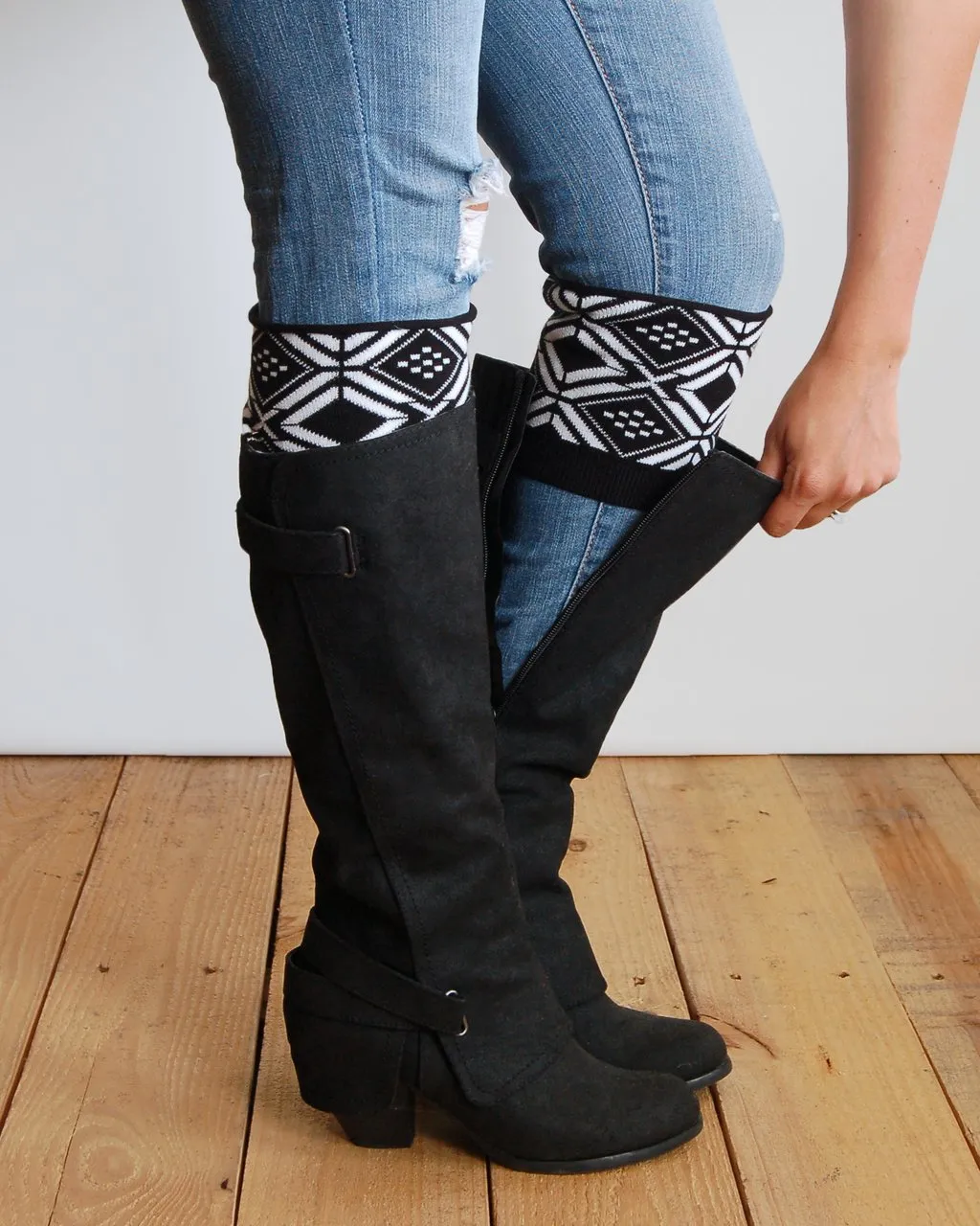 Grace & Lace Patterned Boot Cuffs