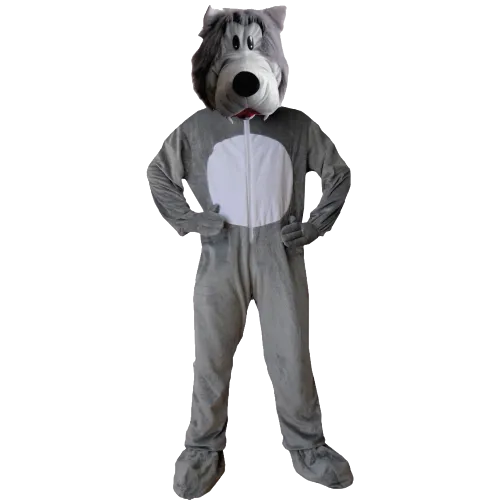 Gray Wolf Mascot - Adults