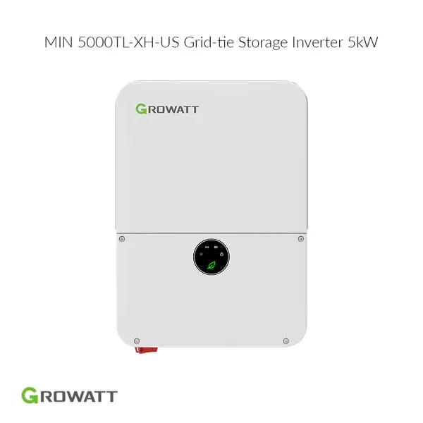 Growatt 5KW MIN 5000TL-XH-US Grid-Tie | Battery Storage Solar Inverter