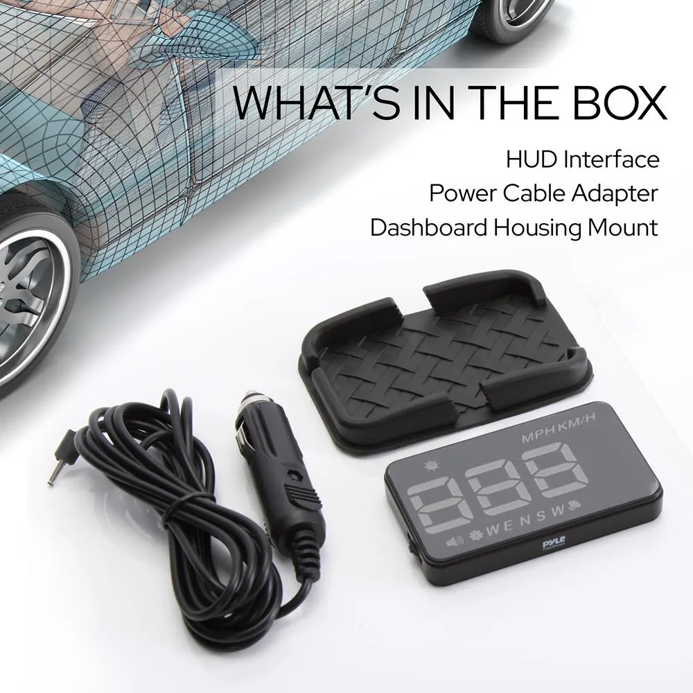 Heads Up Display Hud Screen - Vehicle Speed & Gps Compass Hud Monitor System