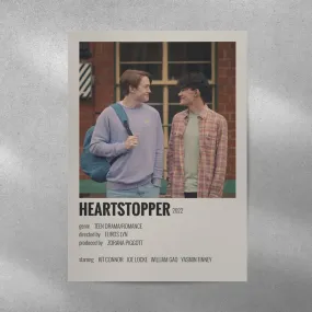 Heartstopper Pop Culture Aesthetic Metal Poster