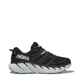 Hoka Women's Gaviota 4 Sneaker (Black/White)