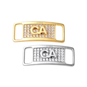 Iced Out California "CA" Lace Lock