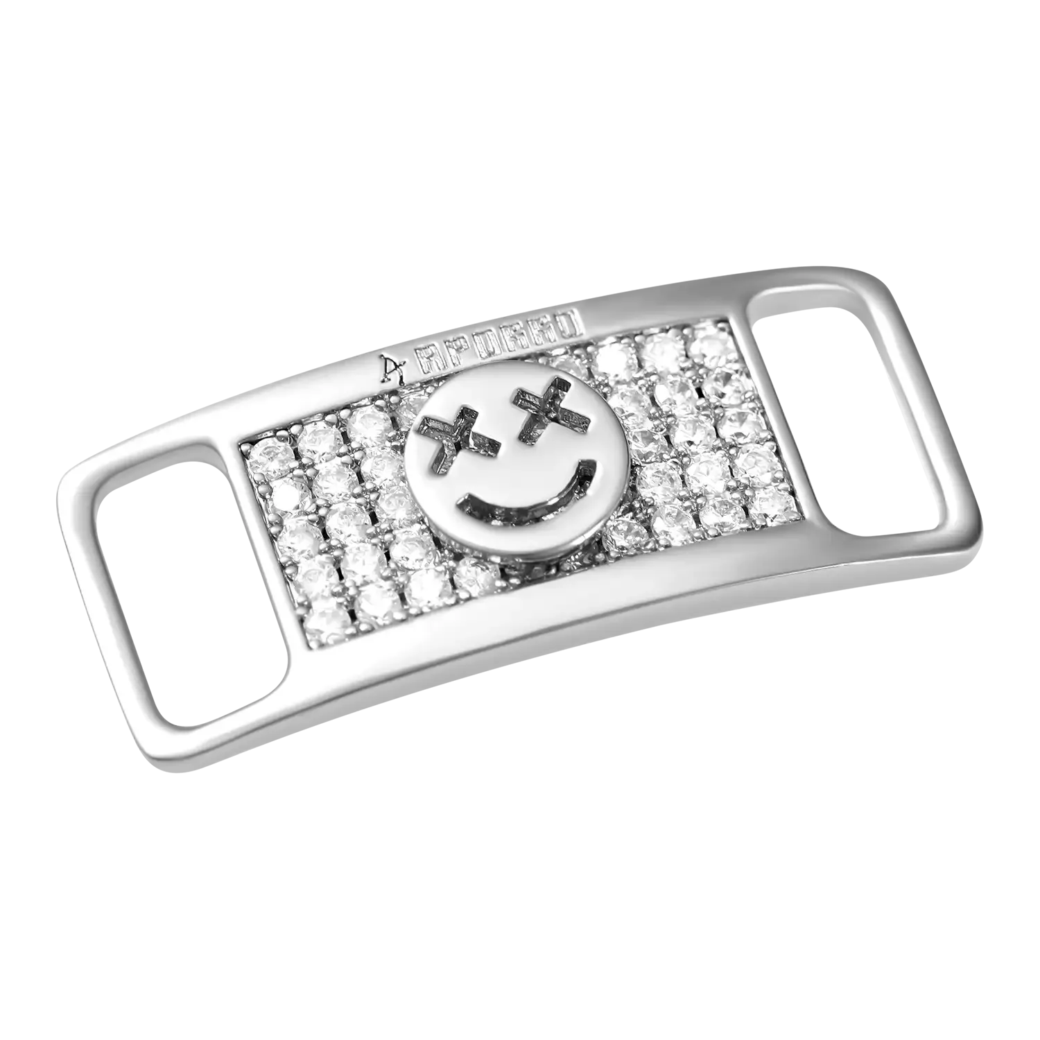 Iced Out Smiley Face Lace Lock