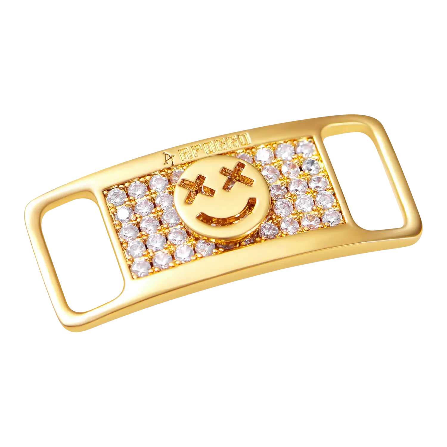 Iced Out Smiley Face Lace Lock