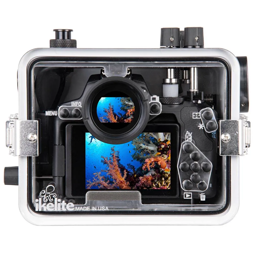 Ikelite 200DLM/C Underwater TTL Housing for Canon EOS 250D Rebel SL3, EOS 200D Mark II, Kiss X10 DSLR