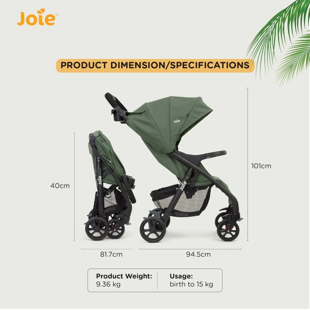 Joie Muze Lx Stroller Laurel