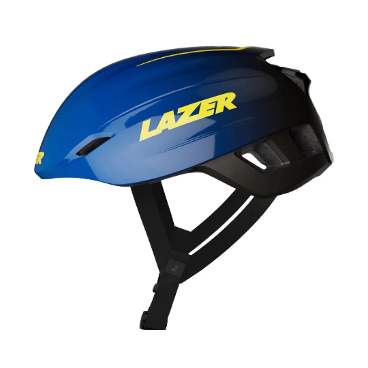 Lazer Z1 KinetiCore   Aeroshell Helmet Blue Yellow