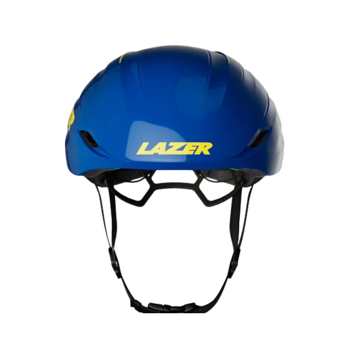 Lazer Z1 KinetiCore   Aeroshell Helmet Blue Yellow