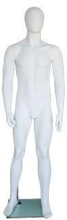 Male Egghead Mannequin MM-SFM25E-WT