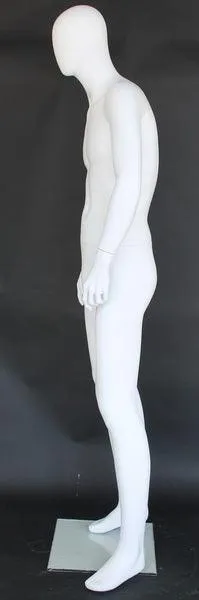 Male Egghead Mannequin MM-SFM41E-WT