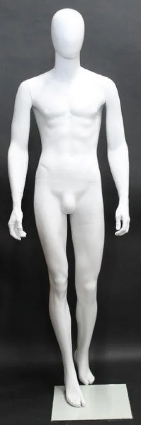 Male Egghead Mannequin MM-SFM43E-WT