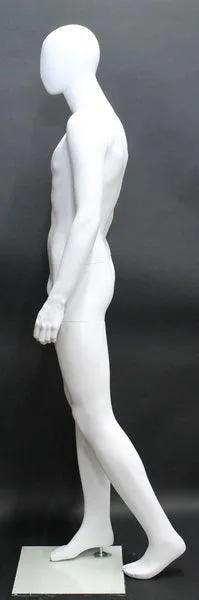 Male Egghead Mannequin MM-SFM43E-WT