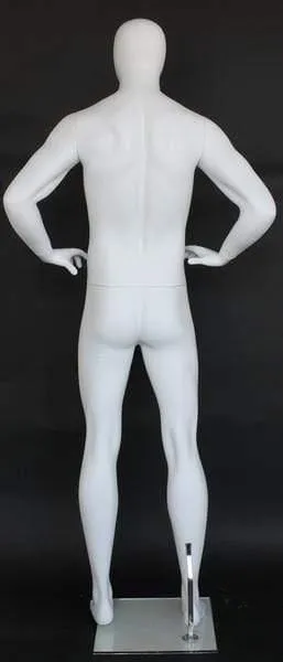 Male Egghead Mannequin MM-SFM62E-WT