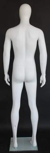 Male Egghead Mannequin MM-SFM63E-WT