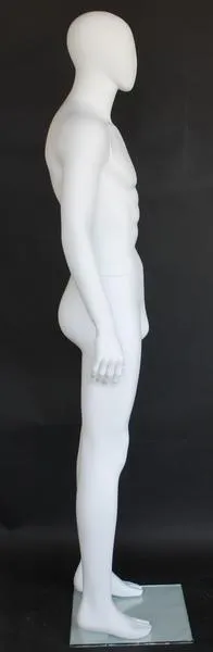 Male Egghead Mannequin MM-SFM63E-WT