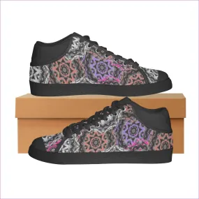 Mandala Graffiti Chukka Canvas Womens Shoes