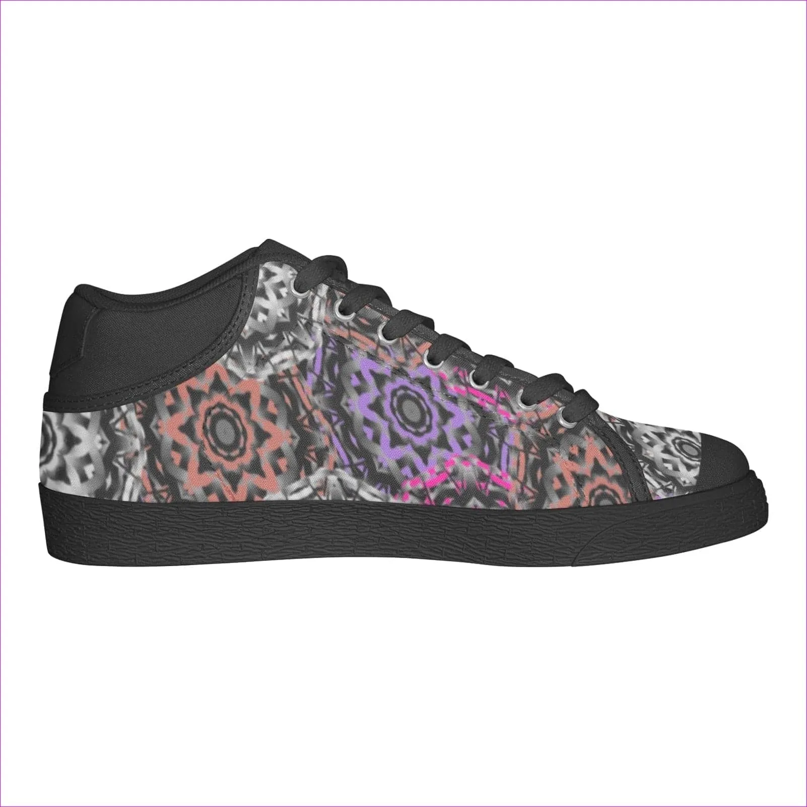 Mandala Graffiti Chukka Canvas Womens Shoes