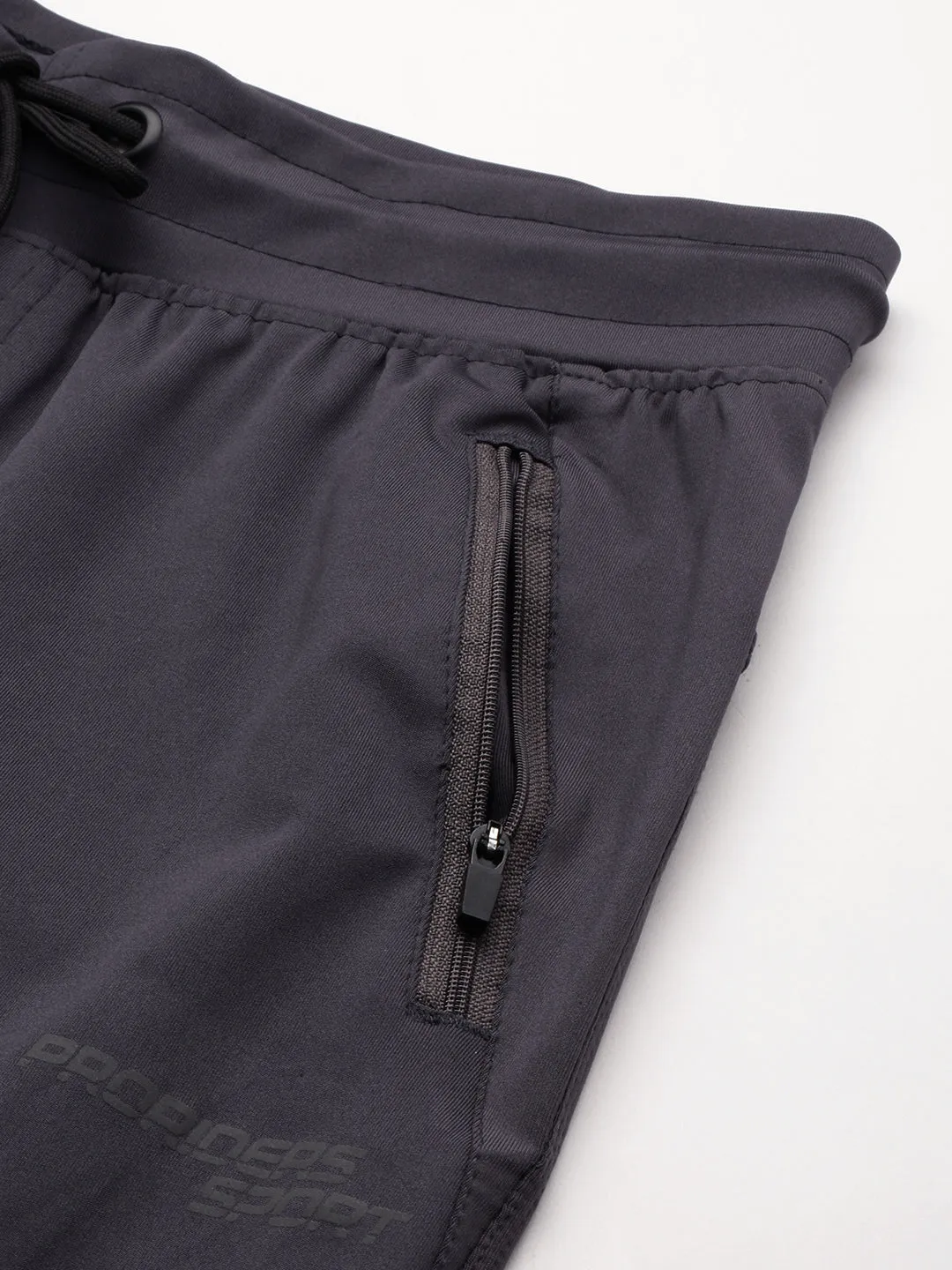 Men's Grey Solid Track Pant