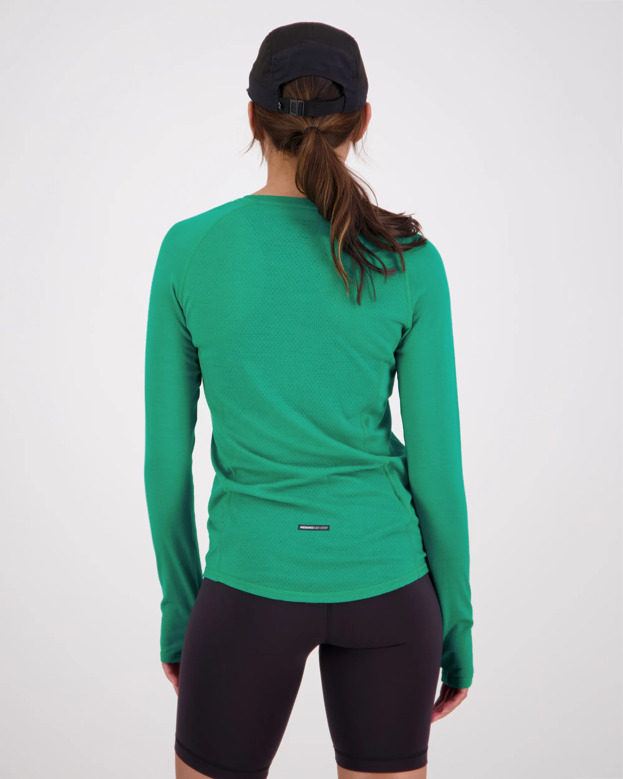 Mons Royale Women&#x27;s Bella Tech Long Sleeve Pop Green | Buy Mons Royale Women&#x27;s Bella Tech Long Sleeve Pop Green here | Outnorth