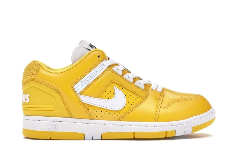 Nike Sb Air Force 2 Low Supreme Yellow