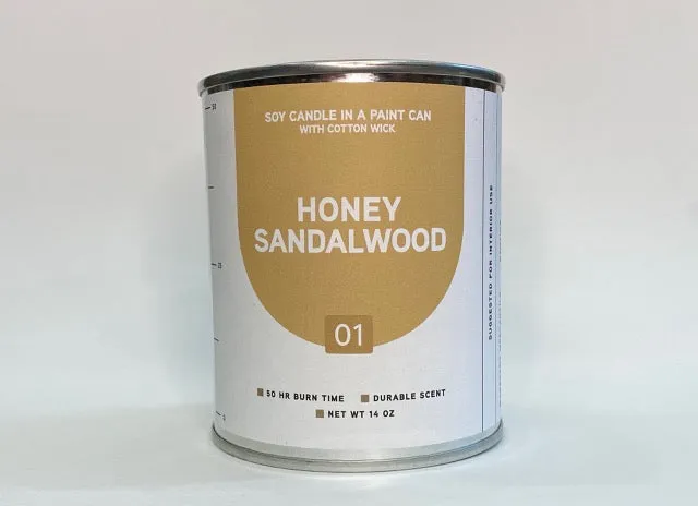 Paint Can Candle 01 | Honey Sandalwood | Manready Mercantile