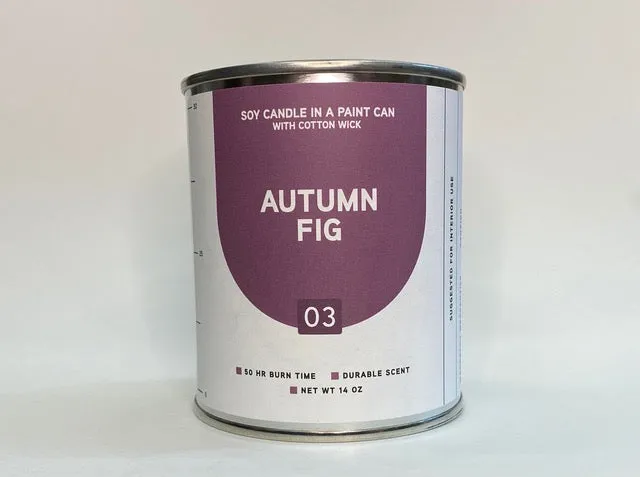 Paint Can Candle 03 | Autumn Fig | Manready Mercantile