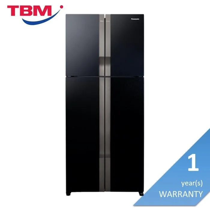 Panasonic NR-DZ601VGKM Fridge G601L 4 Doors Blass Glass Blue AG