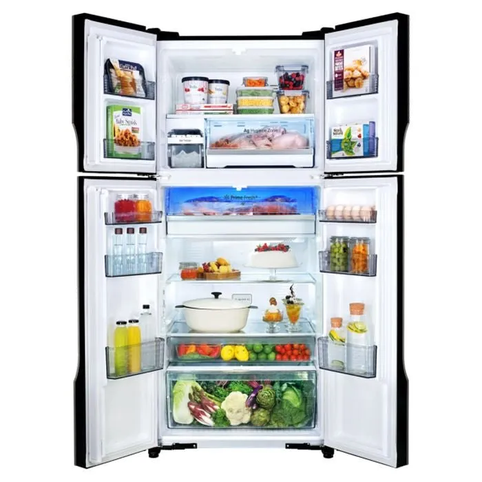 Panasonic NR-DZ601VGKM Fridge G601L 4 Doors Blass Glass Blue AG