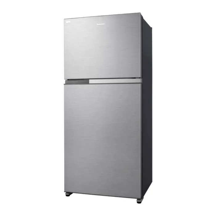 Panasonic NR-TZ601BPSM Fridge 2 Doors G601L Inverter Top Freezer Glossy Silver Steel