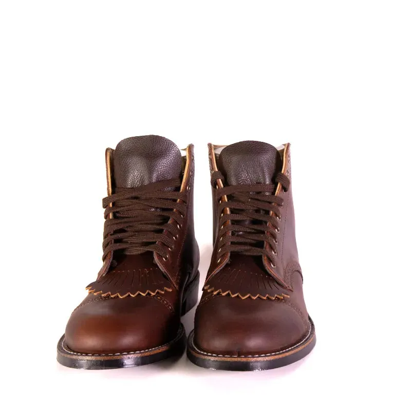 Parade Boot Brogue - Brown Chrome