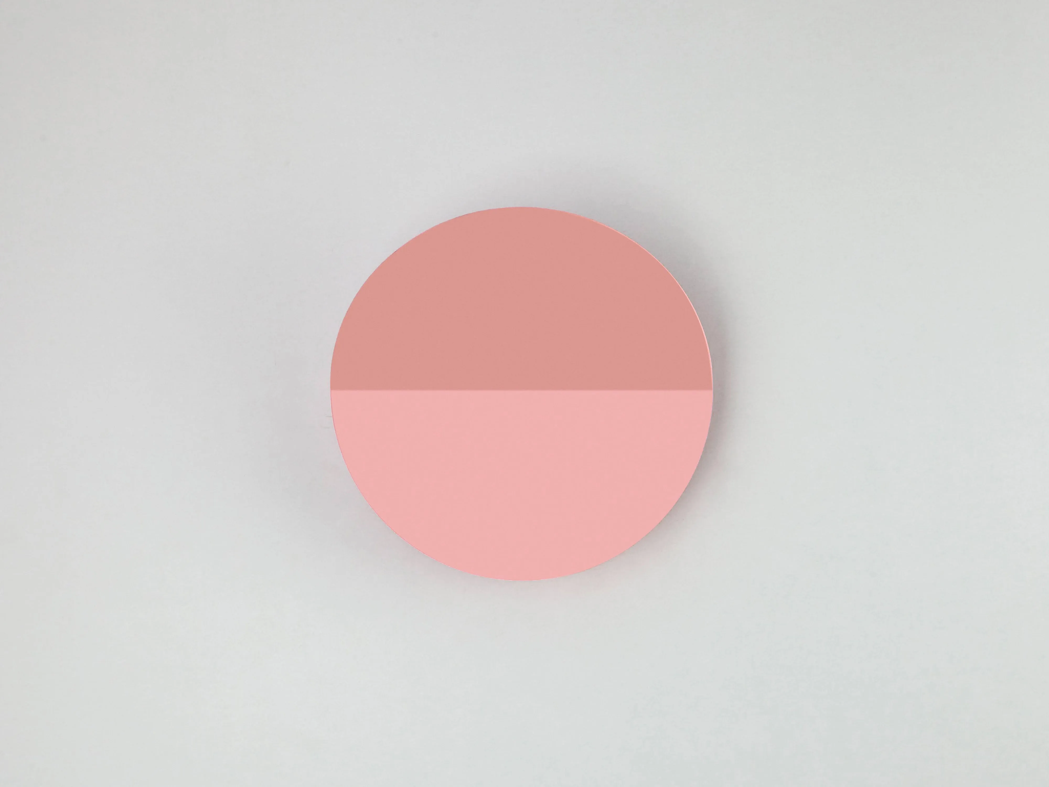 Pink diffuser wall light