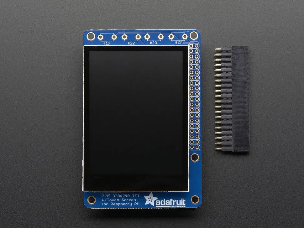 PiTFT Plus 320x240 2.8" TFT   Capacitive Touchscreen Mini Kit -Pi 3, Pi 2 and Model A  / B 