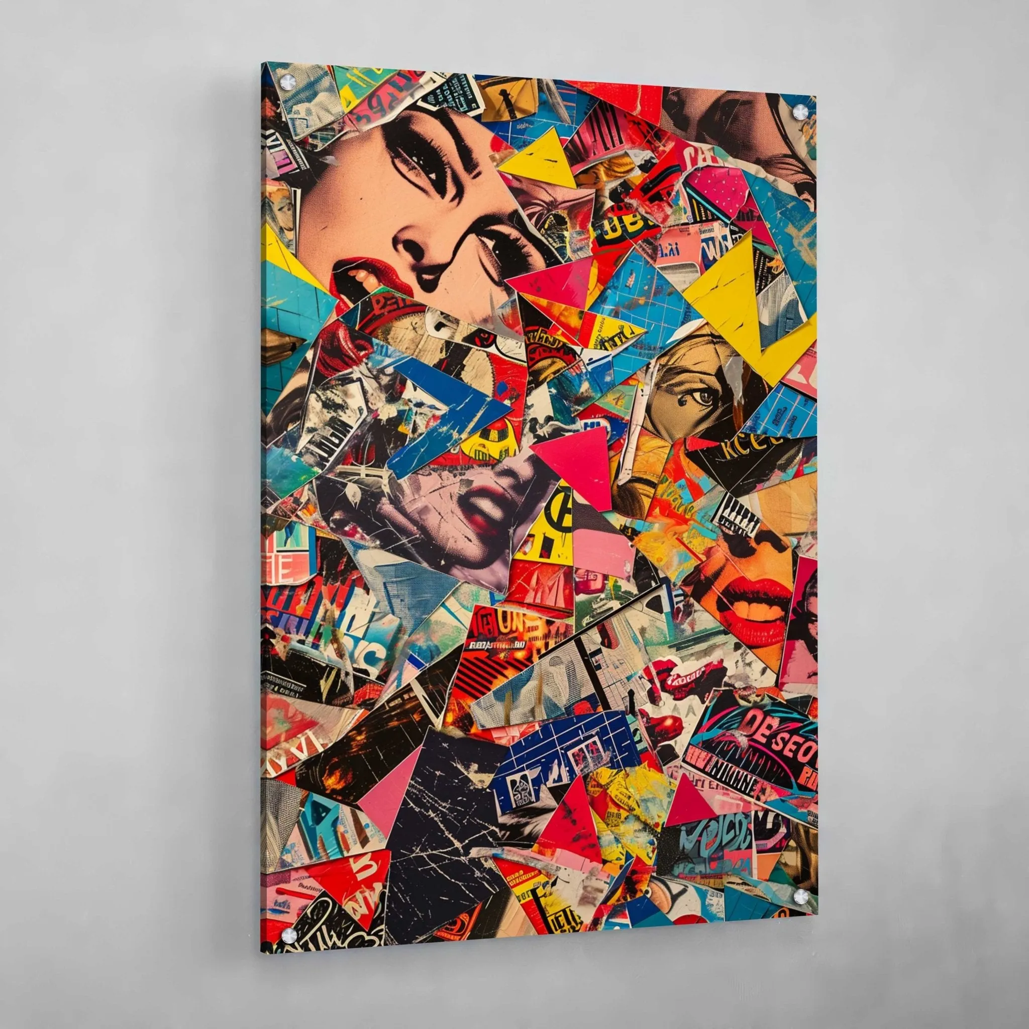 Pop Culture Collage Canvas