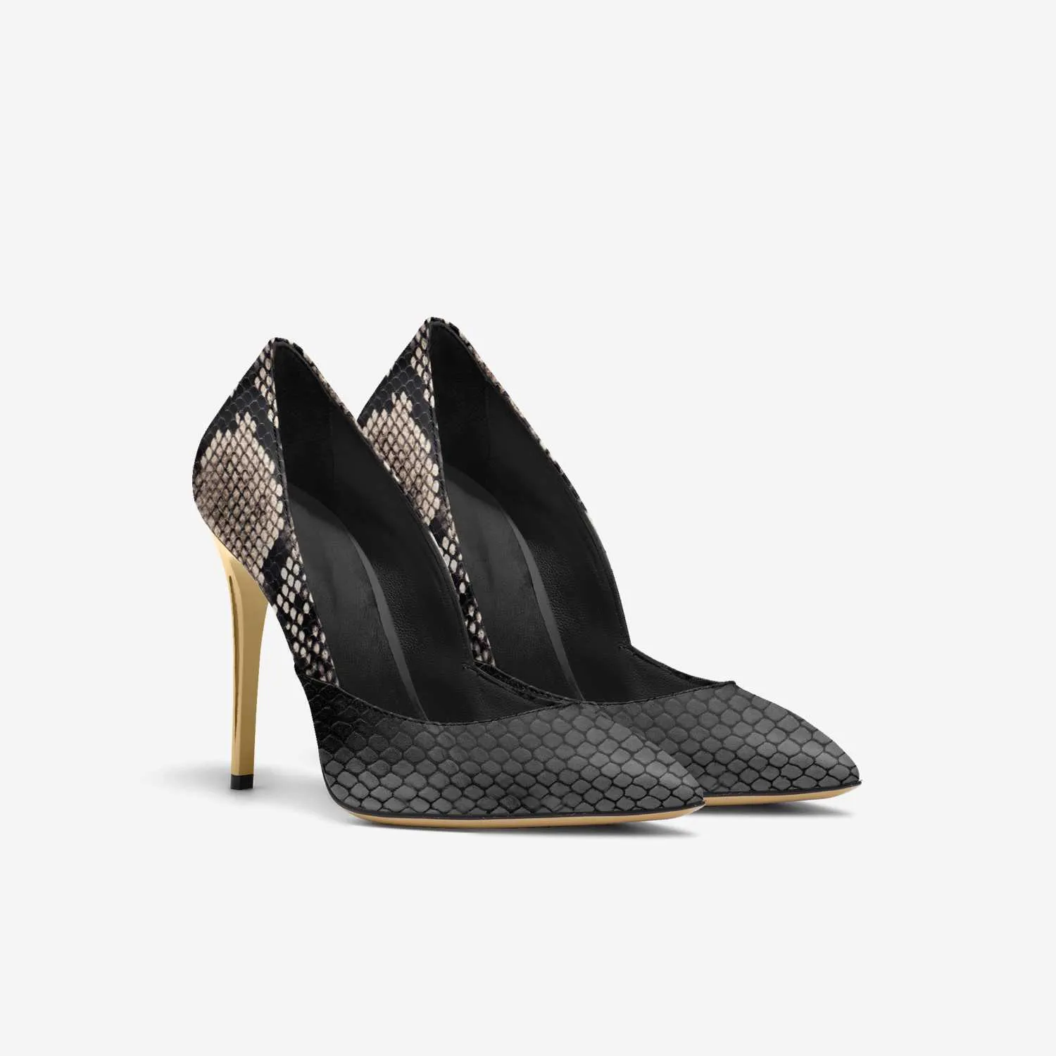 PYTHON SPLIT STILETTO PUMP