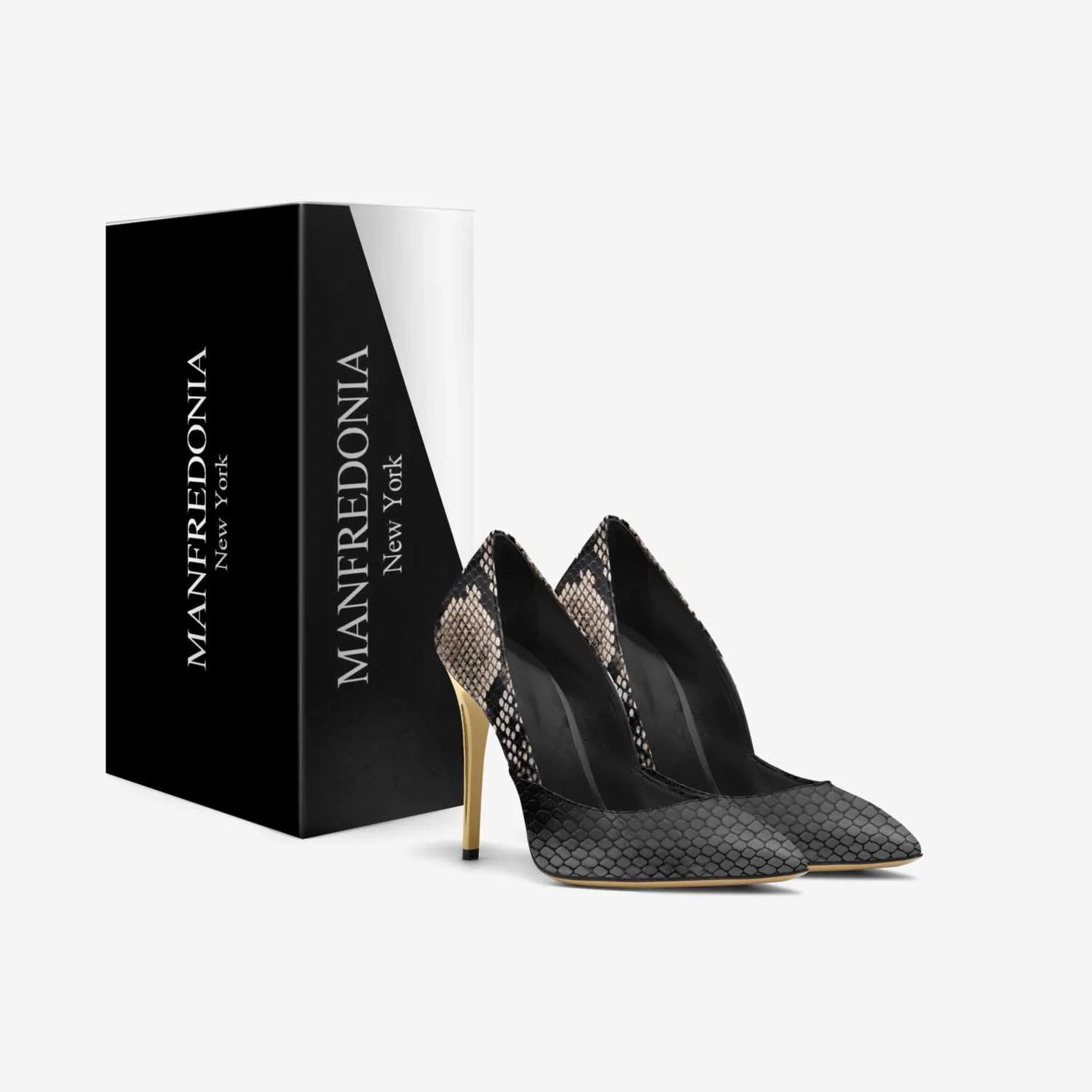 PYTHON SPLIT STILETTO PUMP