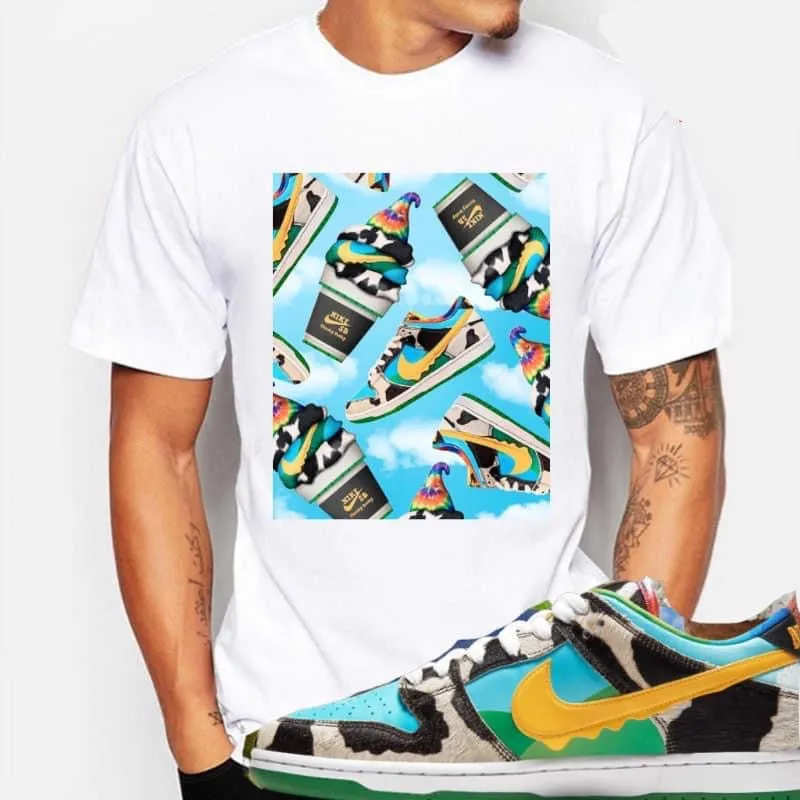 "Icey Chunky Dunk" T-shirt to Match Ben Jerry ice Cream Dunks