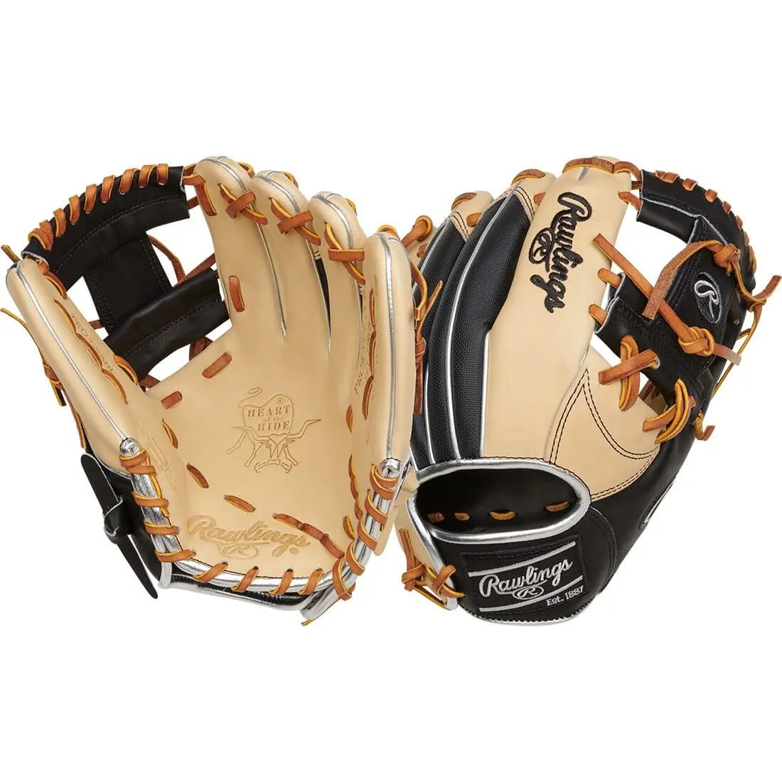 Rawlings Heart of the Hide R2G 11.5" Infield Baseball Glove: RPRORNP4-2CB