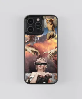 Renaissance Pop Fusion Abstract Glass Phone Case Cover