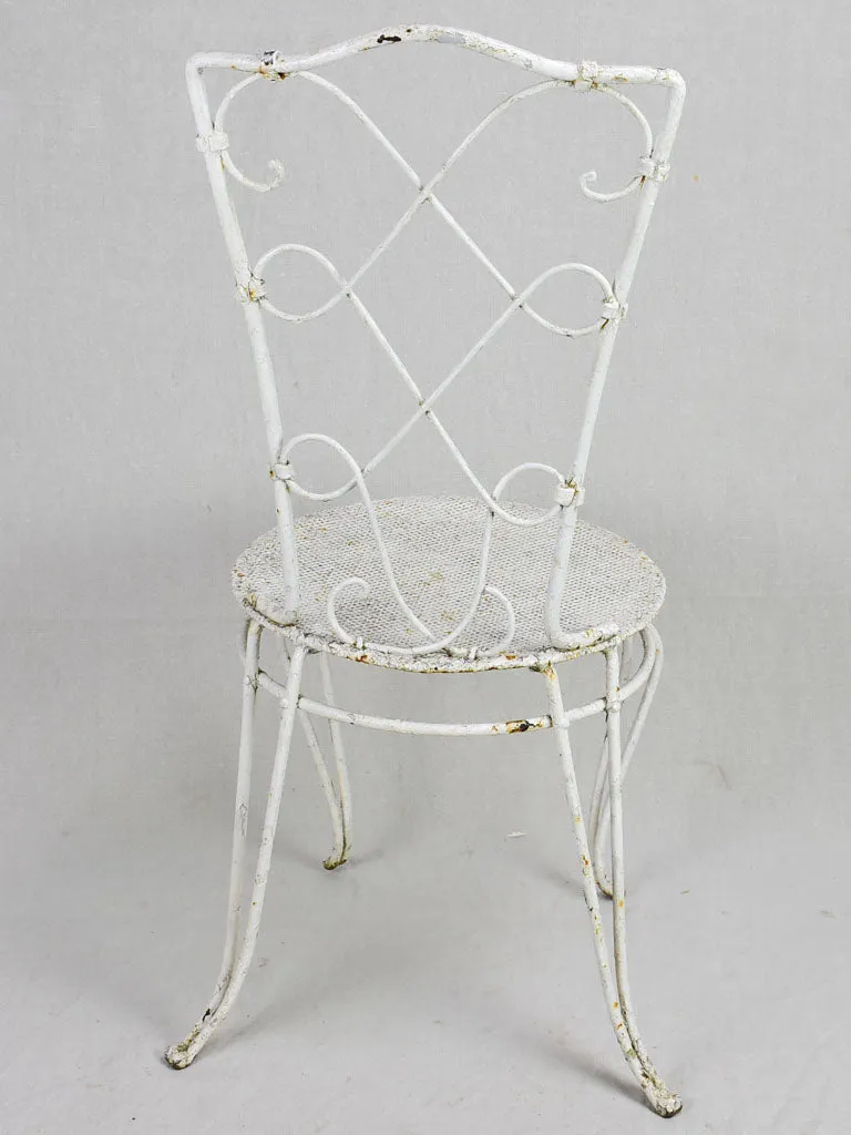 Set of four early 20th Century Parisian garden chairs